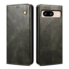 Custodia Portafoglio In Pelle Cover con Supporto B01S per Google Pixel 8 5G Verde