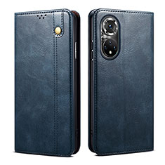 Custodia Portafoglio In Pelle Cover con Supporto B01S per Huawei Nova 9 Pro Blu