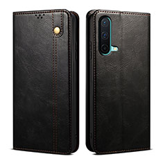 Custodia Portafoglio In Pelle Cover con Supporto B01S per OnePlus Nord CE 5G Nero