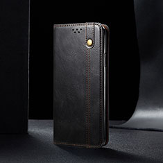 Custodia Portafoglio In Pelle Cover con Supporto B01S per Samsung Galaxy A12 5G Nero