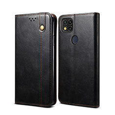 Custodia Portafoglio In Pelle Cover con Supporto B01S per Xiaomi Redmi 9C NFC Nero