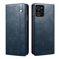 Custodia Portafoglio In Pelle Cover con Supporto B01S per Xiaomi Redmi Note 12 Pro Speed 5G Blu