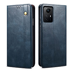 Custodia Portafoglio In Pelle Cover con Supporto B01S per Xiaomi Redmi Note 12S Blu