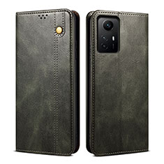 Custodia Portafoglio In Pelle Cover con Supporto B01S per Xiaomi Redmi Note 12S Verde