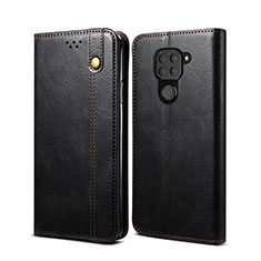 Custodia Portafoglio In Pelle Cover con Supporto B01S per Xiaomi Redmi Note 9 Nero