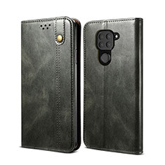 Custodia Portafoglio In Pelle Cover con Supporto B01S per Xiaomi Redmi Note 9 Verde