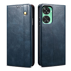 Custodia Portafoglio In Pelle Cover con Supporto B02S per Huawei Nova 11 SE Blu