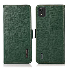 Custodia Portafoglio In Pelle Cover con Supporto B03H per Nokia C2 2nd Edition Verde