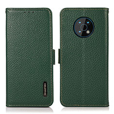 Custodia Portafoglio In Pelle Cover con Supporto B03H per Nokia G50 5G Verde