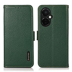 Custodia Portafoglio In Pelle Cover con Supporto B03H per OnePlus Nord CE 3 Lite 5G Verde