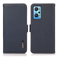 Custodia Portafoglio In Pelle Cover con Supporto B03H per Realme GT Neo2 5G Blu