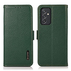 Custodia Portafoglio In Pelle Cover con Supporto B03H per Samsung Galaxy A15 4G Verde