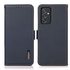 Custodia Portafoglio In Pelle Cover con Supporto B03H per Samsung Galaxy A82 5G Blu