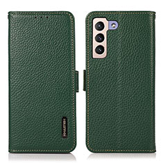 Custodia Portafoglio In Pelle Cover con Supporto B03H per Samsung Galaxy S23 Plus 5G Verde