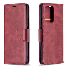 Custodia Portafoglio In Pelle Cover con Supporto B04F per Xiaomi Mi 11T 5G Rosso