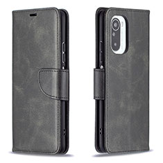 Custodia Portafoglio In Pelle Cover con Supporto B04F per Xiaomi Mi 11X 5G Nero