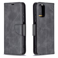 Custodia Portafoglio In Pelle Cover con Supporto B04F per Xiaomi Poco M5S Nero