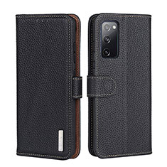 Custodia Portafoglio In Pelle Cover con Supporto B04H per Xiaomi Redmi K40 5G Nero