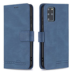 Custodia Portafoglio In Pelle Cover con Supporto B05F per Samsung Galaxy S20 Plus Blu