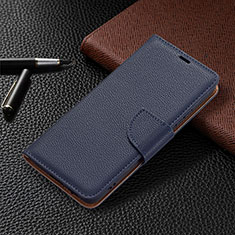 Custodia Portafoglio In Pelle Cover con Supporto B05F per Samsung Galaxy S23 Plus 5G Blu
