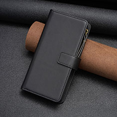 Custodia Portafoglio In Pelle Cover con Supporto B05F per Xiaomi Redmi Note 12 4G Nero