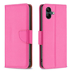 Custodia Portafoglio In Pelle Cover con Supporto B06F per Samsung Galaxy A04 4G Rosa Caldo