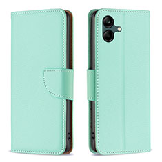 Custodia Portafoglio In Pelle Cover con Supporto B06F per Samsung Galaxy A04 4G Verde