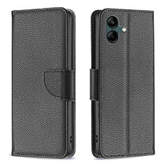 Custodia Portafoglio In Pelle Cover con Supporto B06F per Samsung Galaxy A05 Nero