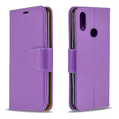 Custodia Portafoglio In Pelle Cover con Supporto B06F per Samsung Galaxy A10s Viola