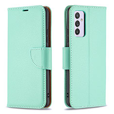 Custodia Portafoglio In Pelle Cover con Supporto B06F per Samsung Galaxy A24 4G Verde