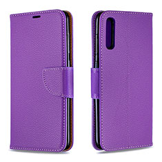 Custodia Portafoglio In Pelle Cover con Supporto B06F per Samsung Galaxy A70S Viola