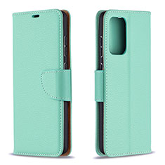 Custodia Portafoglio In Pelle Cover con Supporto B06F per Samsung Galaxy A72 4G Verde