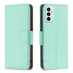 Custodia Portafoglio In Pelle Cover con Supporto B06F per Samsung Galaxy M23 5G Verde