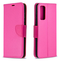 Custodia Portafoglio In Pelle Cover con Supporto B06F per Samsung Galaxy S20 Lite 5G Rosa Caldo