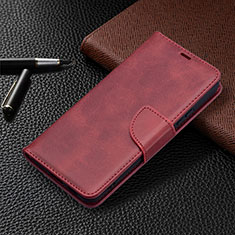 Custodia Portafoglio In Pelle Cover con Supporto B06F per Samsung Galaxy S24 5G Rosso