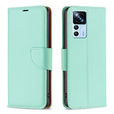 Custodia Portafoglio In Pelle Cover con Supporto B06F per Xiaomi Mi 12T 5G Verde