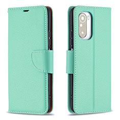 Custodia Portafoglio In Pelle Cover con Supporto B06F per Xiaomi Redmi K40 5G Verde