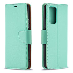 Custodia Portafoglio In Pelle Cover con Supporto B06F per Xiaomi Redmi Note 10 Pro Max Verde