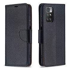 Custodia Portafoglio In Pelle Cover con Supporto B06F per Xiaomi Redmi Note 11 4G (2021) Nero