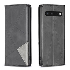 Custodia Portafoglio In Pelle Cover con Supporto B07F per Google Pixel 7 5G Nero