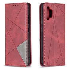 Custodia Portafoglio In Pelle Cover con Supporto B07F per Samsung Galaxy A32 4G Rosso