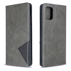 Custodia Portafoglio In Pelle Cover con Supporto B07F per Samsung Galaxy A71 5G Grigio