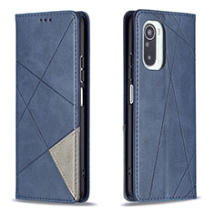 Custodia Portafoglio In Pelle Cover con Supporto B07F per Xiaomi Mi 11i 5G Blu