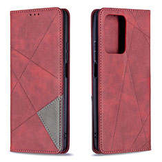Custodia Portafoglio In Pelle Cover con Supporto B07F per Xiaomi Mi 11T 5G Rosso