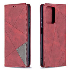 Custodia Portafoglio In Pelle Cover con Supporto B07F per Xiaomi Mi 11T Pro 5G Rosso