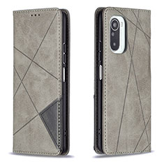 Custodia Portafoglio In Pelle Cover con Supporto B07F per Xiaomi Mi 11X 5G Marrone Chiaro