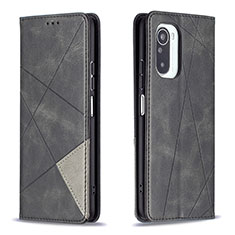 Custodia Portafoglio In Pelle Cover con Supporto B07F per Xiaomi Mi 11X Pro 5G Nero