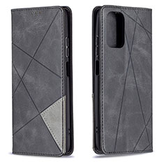 Custodia Portafoglio In Pelle Cover con Supporto B07F per Xiaomi Redmi Note 10 4G Nero