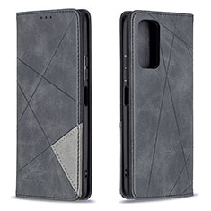 Custodia Portafoglio In Pelle Cover con Supporto B07F per Xiaomi Redmi Note 10 Pro 4G Nero