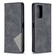 Custodia Portafoglio In Pelle Cover con Supporto B07F per Xiaomi Redmi Note 10 Pro Max Nero